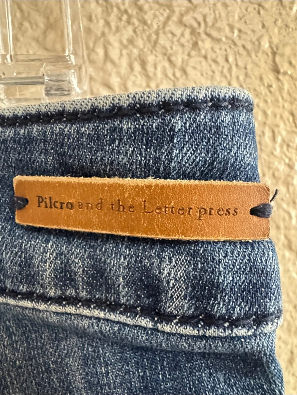 Pilcro Skinny Jeans in Medium Blue Wash
